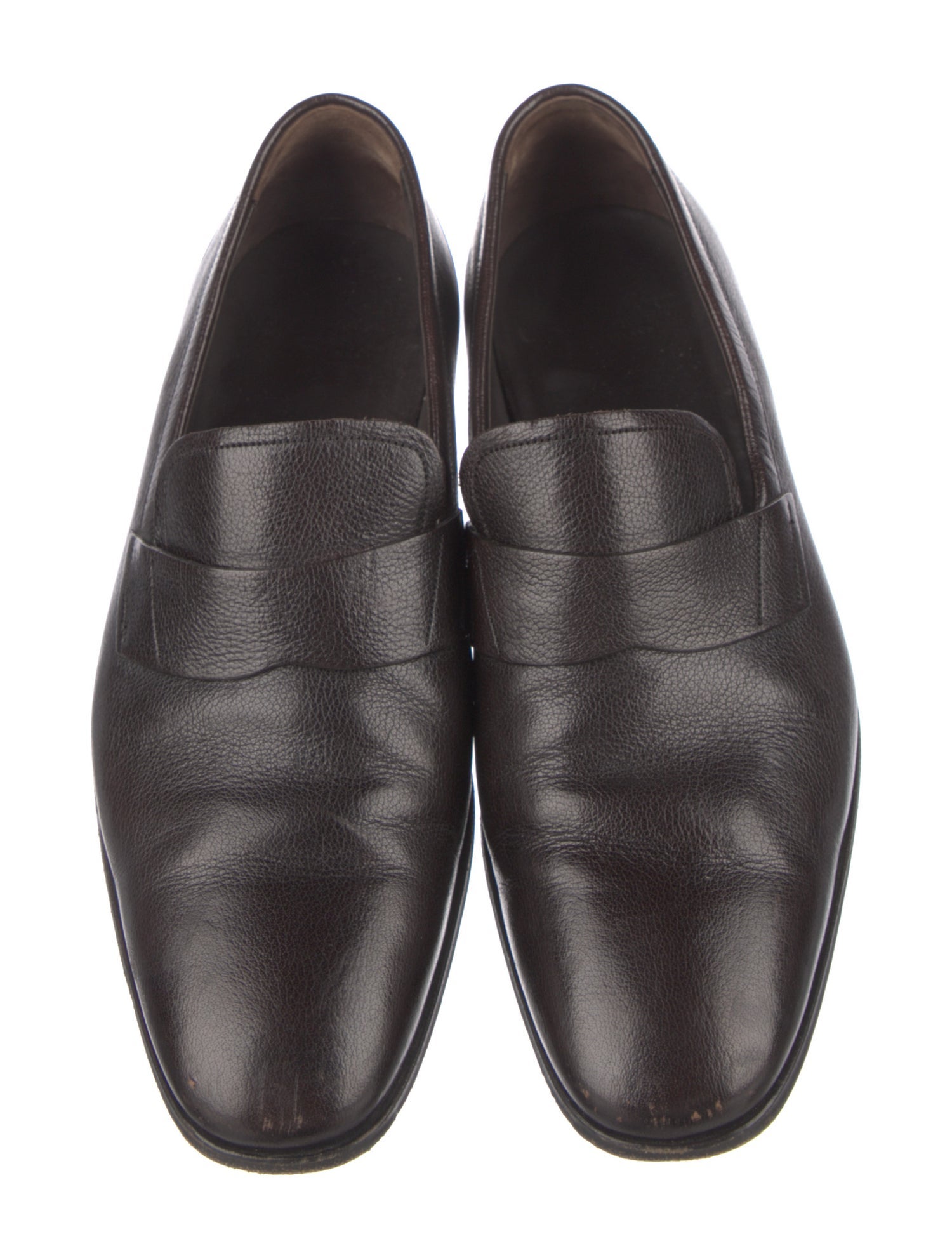 Bally Leather Dress Loafers